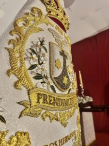 Banderín de la Banda de Cornetas y Tambores Nuestro Padre Jesús en su Prendimiento