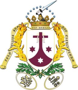Escudo de la Hermandad Carmelitana de la Santa Cruz, Nuestro Padre Jesús en su Prendimiento y María Santísima del Carmen de Dos Hermanas Escudo de la Hermandad Carmelitana de la Santa Cruz, Nuestro Padre Jesús en su Prendimiento y María Santísima del Carmen de Dos Hermanas