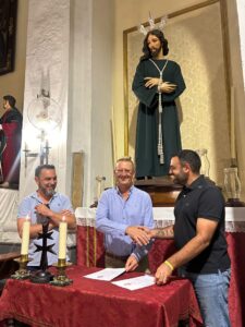 Firma del acuerdo para el Lunes Santo de 2027